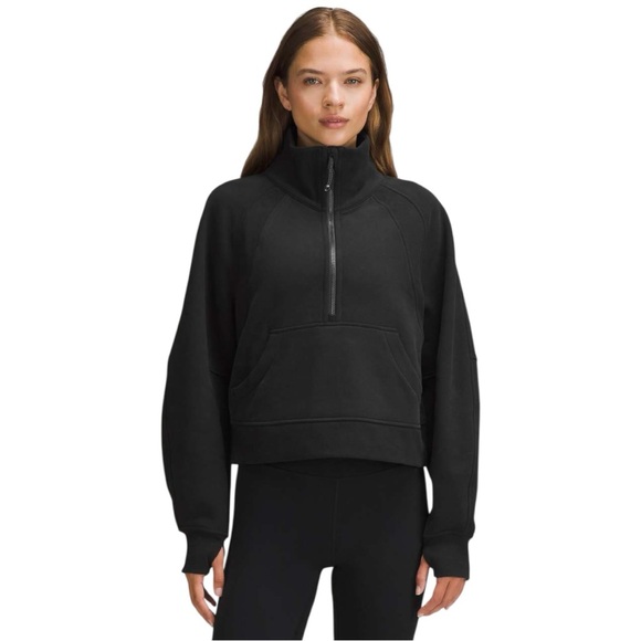 lululemon athletica Tops - Lululemon Scuba Oversized Funnel-Neck Half Zip Sweatshirt XS/S